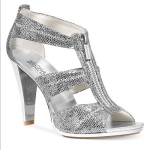 Silver Michael Kors heals